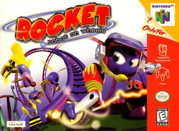 Rocket - Robot on Wheels (USA) box cover front